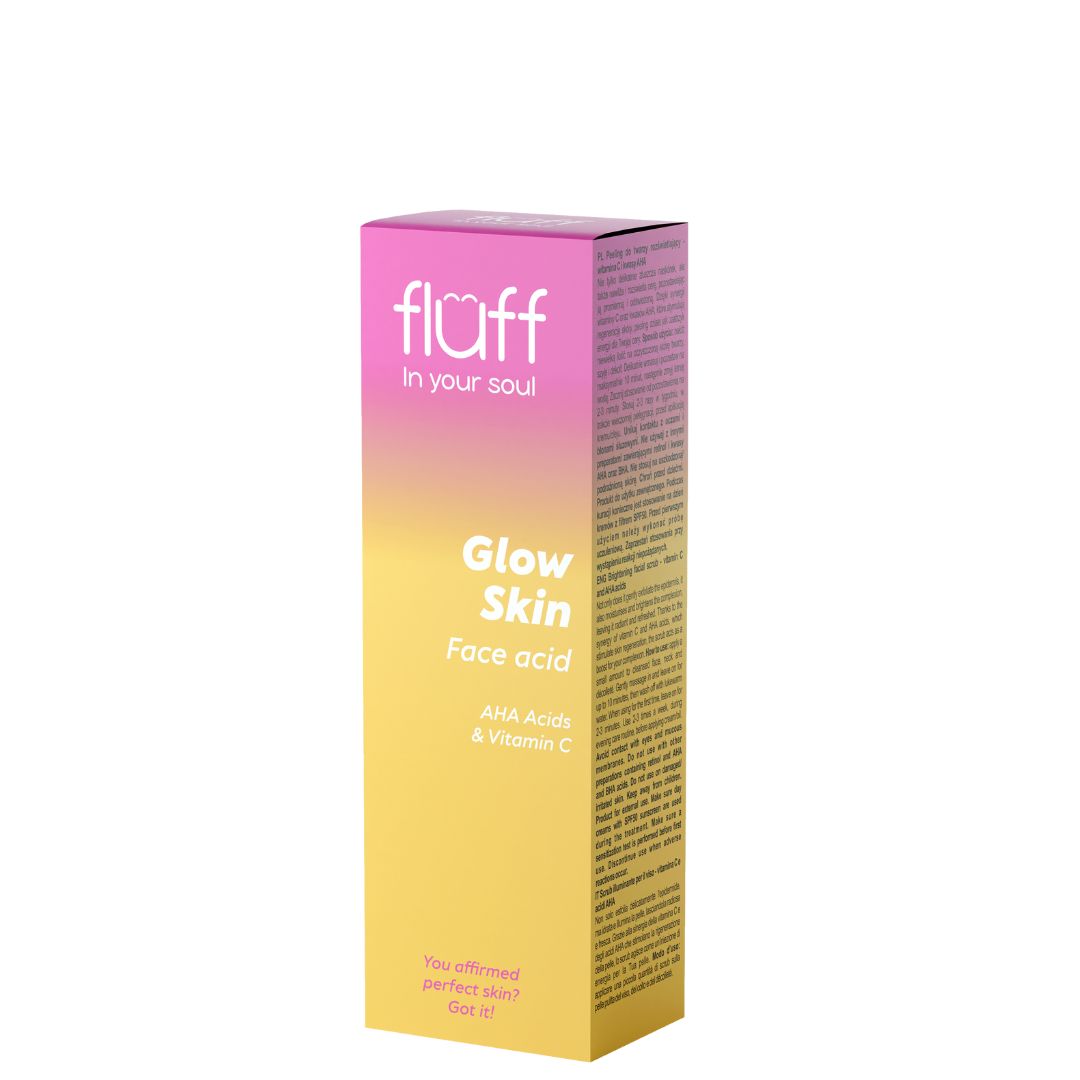 Fluff Glow Skin – Acid scrub – Brightening Face Scrub 40ml