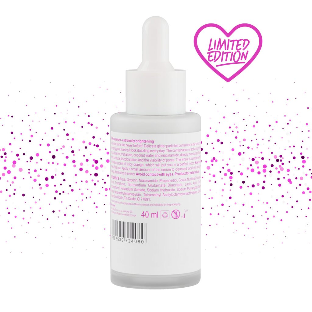 Fluff Gold Shimmer Drops Face Serum 40ml
