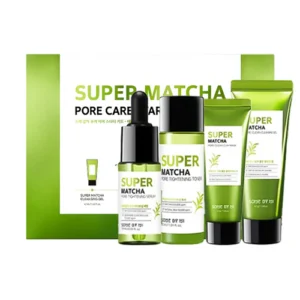 Some By Mi – Super Matcha Pore Care – Starter Kit – Cosmetic Kit for Combating Dilated Pore
