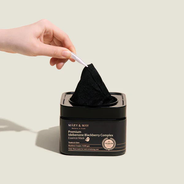 Mary&May Premium Idebenone Blackberry Complex Essence Mask 20pcs