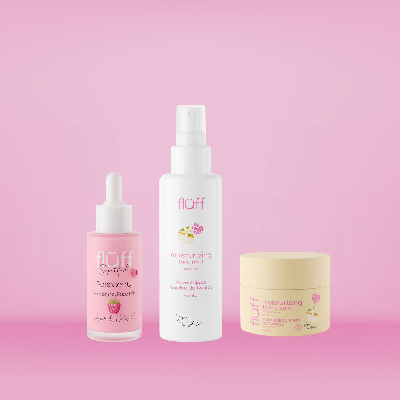 Fluff Best Gift Ever Set Vanilla & Raspberry