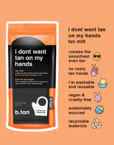 B.tan -Γάντι εφαρμογής αυτομαυριστικού – Self tanning mitt, I don’t want tan on my hands