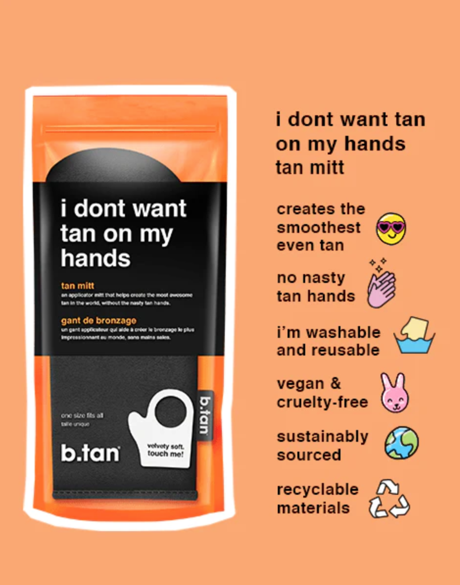 B.tan -Γάντι εφαρμογής αυτομαυριστικού – Self tanning mitt, I don’t want tan on my hands