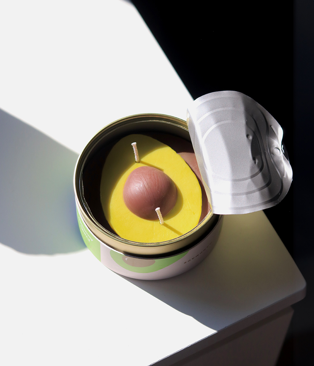 CandleHand – Φυτικό Γκουρμέ Κερί σε κονσέρβα, Fresh Avocado 300gr