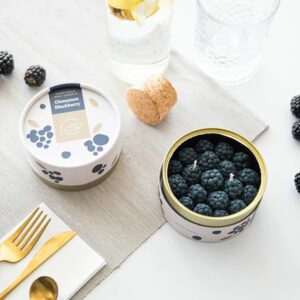 CandleHand – Φυτικό Γκουρμέ Κερί σε κονσέρβα, Cinnamon Blackberry 300gr