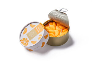 CandleHand – Φυτικό Γκουρμέ Κερί σε κονσέρβα, Peeled Tangerines 300gr