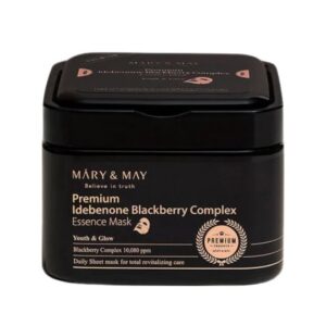 Mary&May Premium Idebenone Blackberry Complex Essence Mask 20pcs