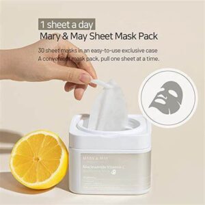 Mary & May Niacinamide & Vitamin C Brightening Mask (30pcs)