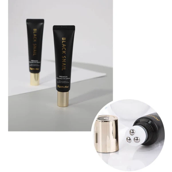 Farmstay Black snail Premium Rolling Eye Serum 25ml
