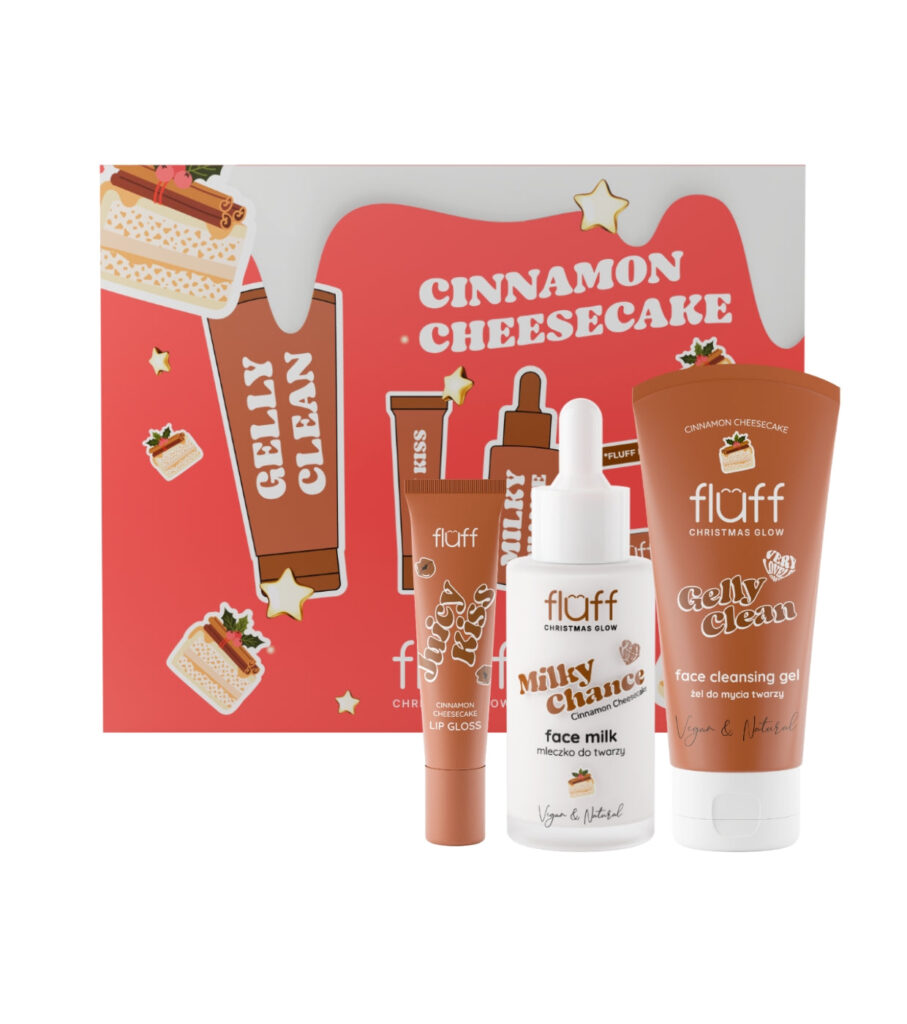 Fluff Face Care Set CINNAMON CHEESECAKE 3pcs