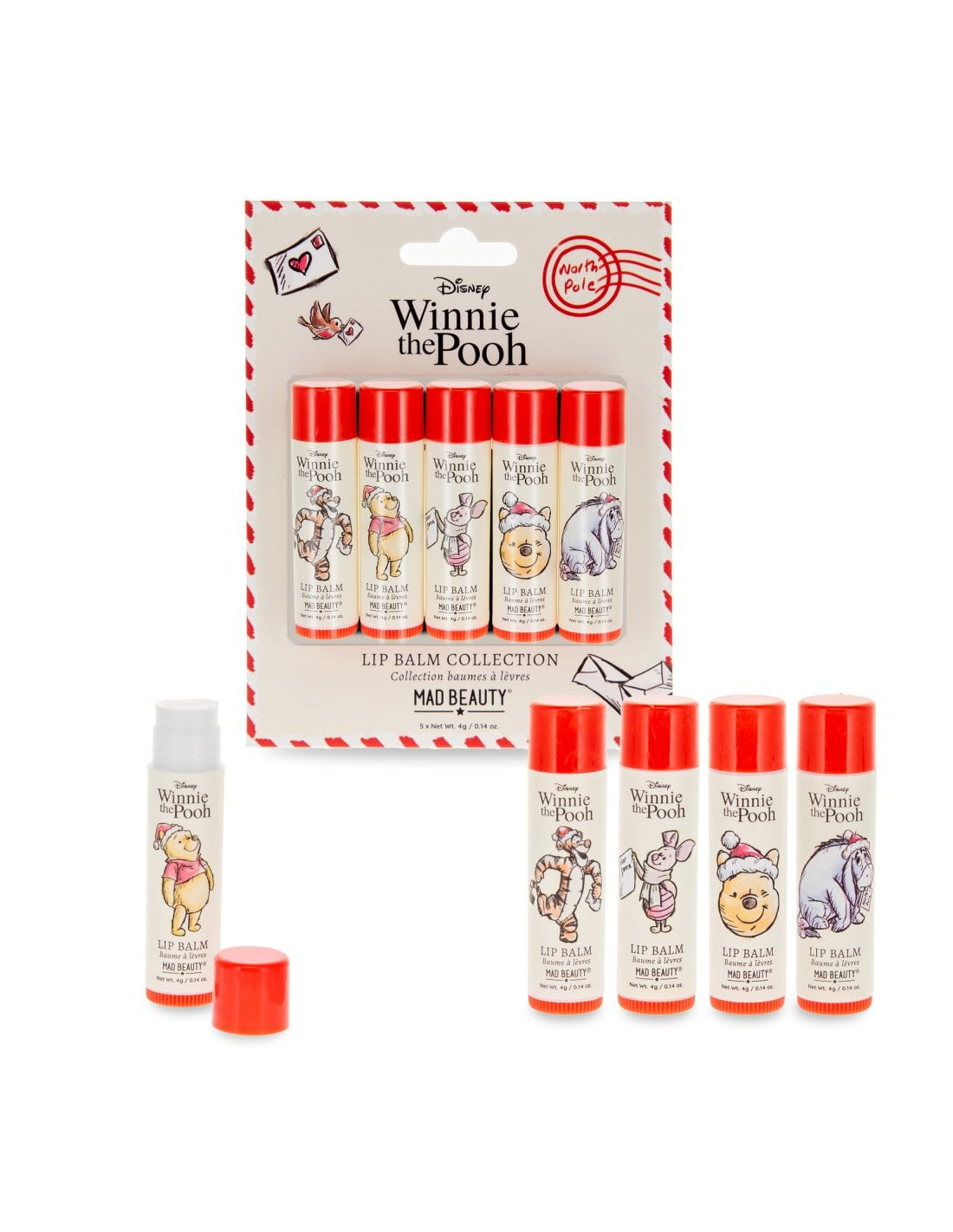 WINNIE THE POOH FESTIVE LIP BALM COLLECTION