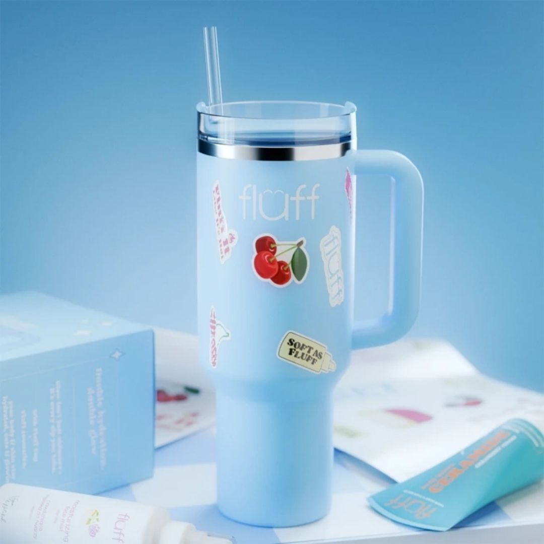 Fluff Cup Blue