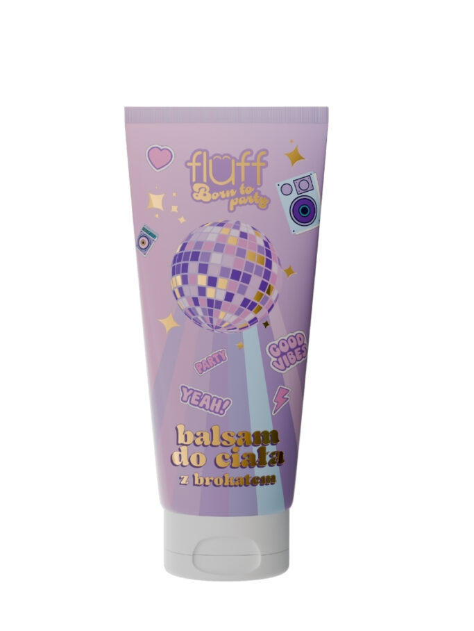Fluff Born to Party Body Lotion with Glitter 150ml