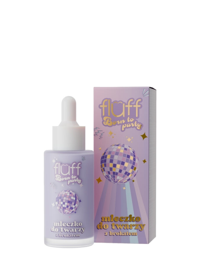 Fluff Born to Party Face Milk with Glitter 40ml