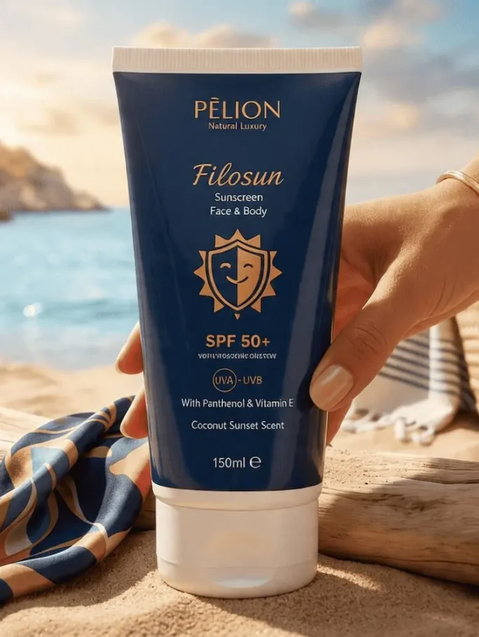 Filosun Family Sunscreen SPF50+ | Αντηλιακό Προσώπου & Σώματος με Άρωμα Καρύδας